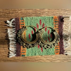 Maya lotus ear weights